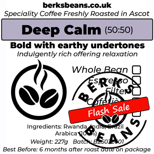 Deep Calm  Low-caf Blend (50:50) 🚨 Flash Sale !!! 🚨