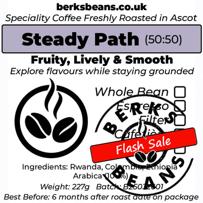 Steady Path  Low-caf Blend (50:50) 🚨 Flash Sale !!! 🚨
