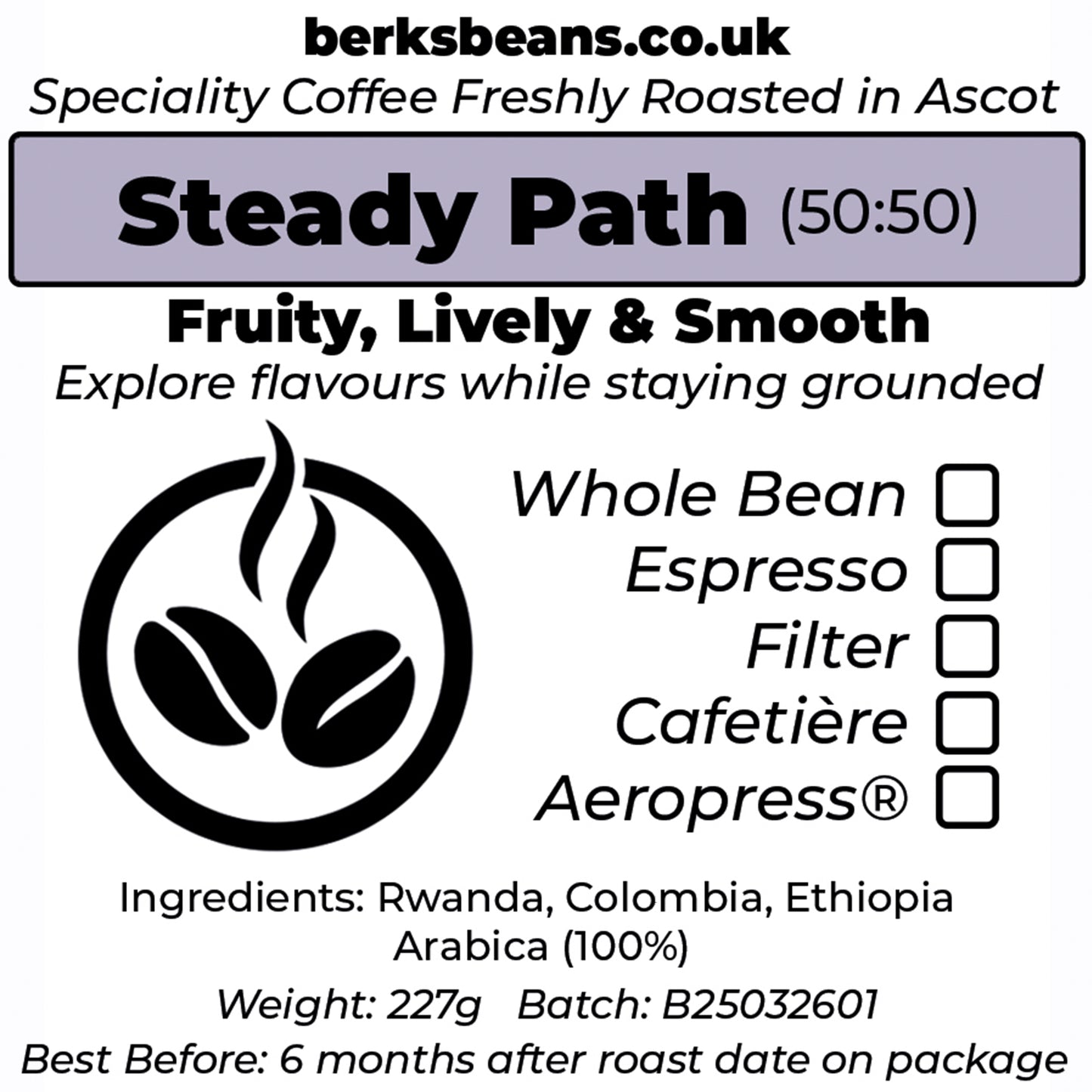 Steady Path  (50:50)